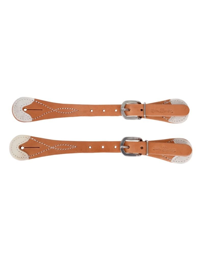 Circle Y Rawhide Spur Straps Golden Harness