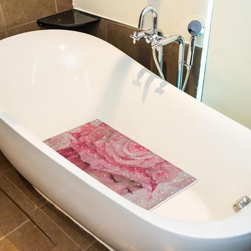 Tapis de bain de qualité supérieure Rose Manor en PVC résistant et extra long - 6