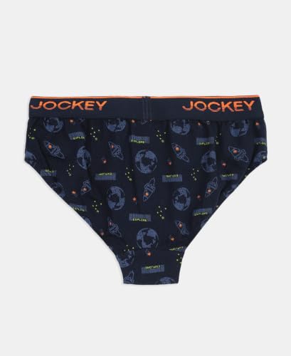 Image of Jockey PB04 Boys Super Combed Cotton Elastane Printed Brief (Pack of 2)