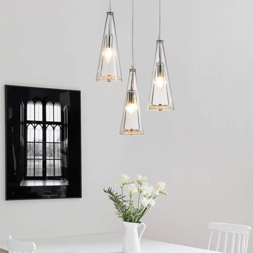 Lámparas de techo de cristal colgantes postmodernas y apliques de pared