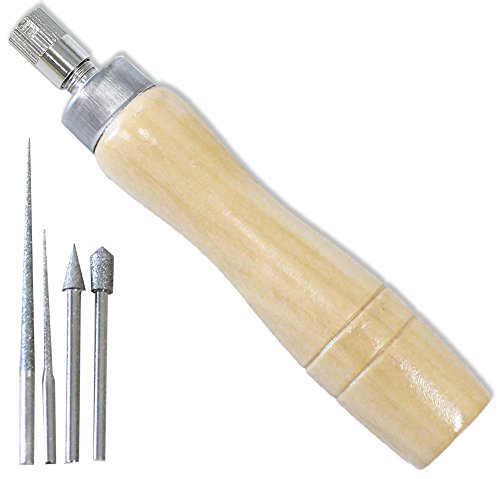 Kit de 5 herramientas para artesanía con mango de madera