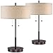 360 Lighting Nikola Modern Accent Table Lamps 23.5