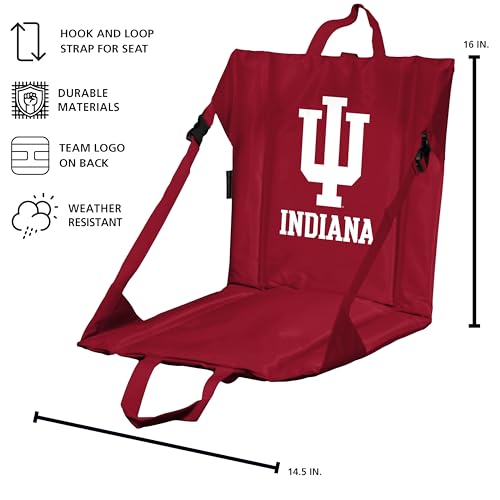 Image of Logo Brands Officially Licensed NCAA Unisex Stadium Seat, One Size, Team Color