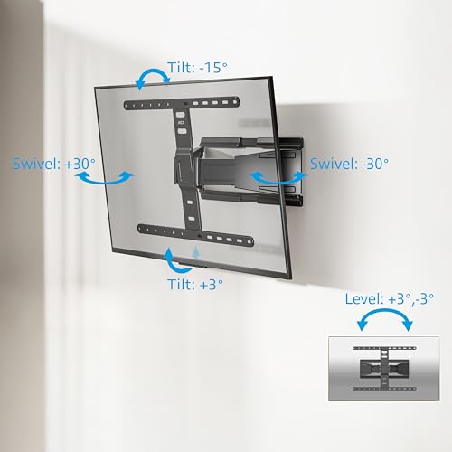 Support mural pour moniteur de 43"-90" ACT AC8357 pour supprimer les reflets - 6
