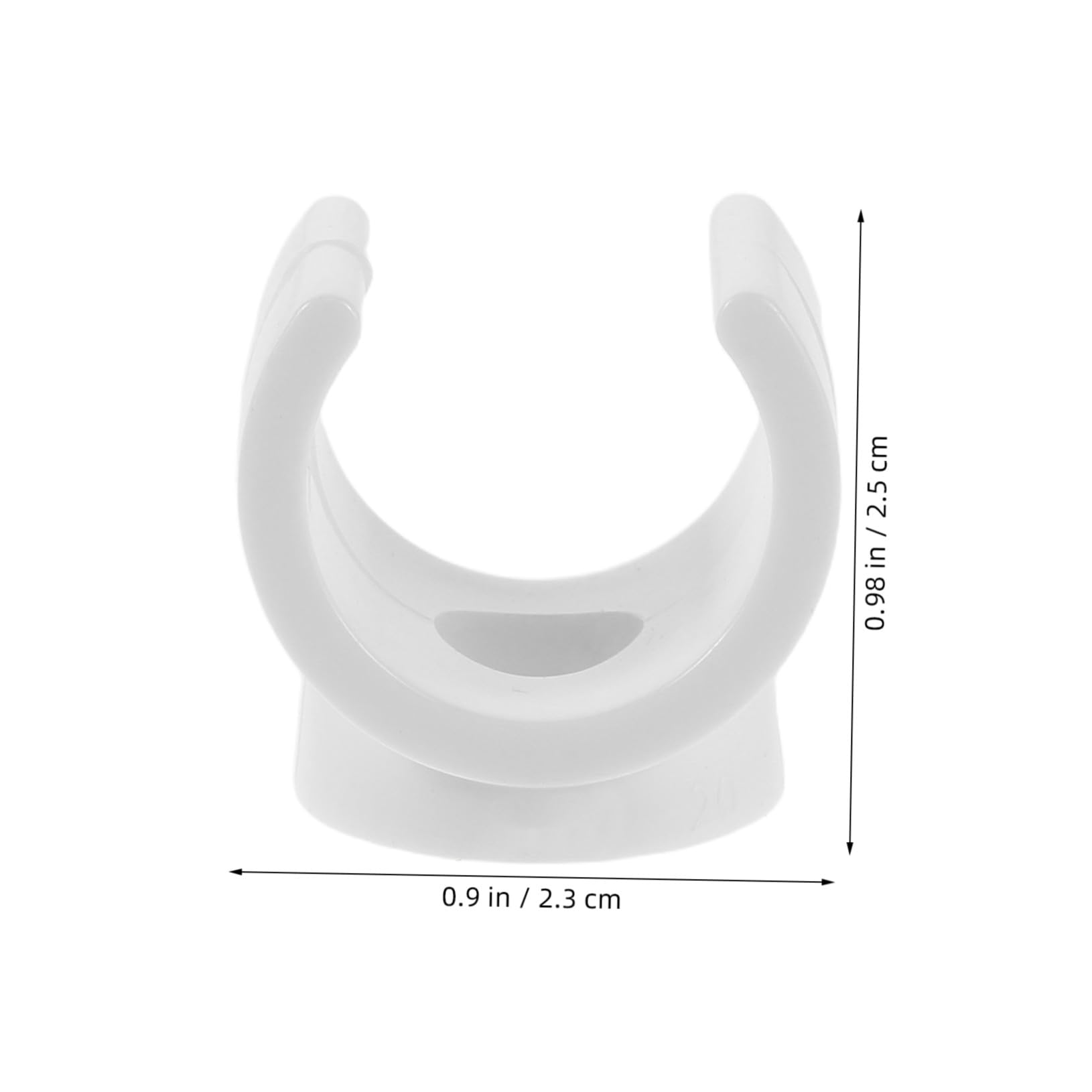 PRETYZOOM 300 Piezas Clips para Tubos PVC Soporte U Forma de Silla Abrazaderas para Tuberías Agua y Conducción Cable Gestión y Resistente