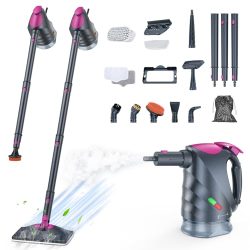 ScrubWiz 10-in-1 Steam Cleaner, Steam Mop & Detachable...
