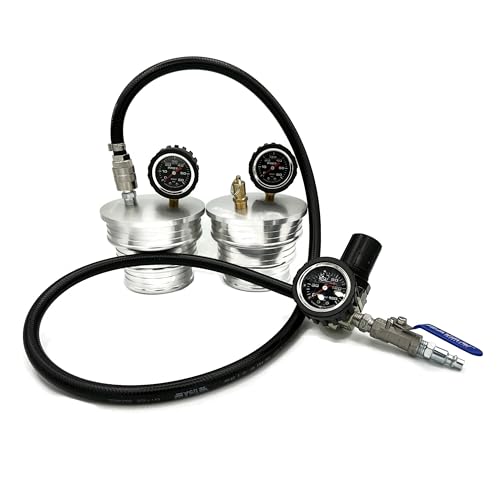 CAC Pressure Tester con abrazaderas T-Bolt 3" 3.5" 4" miniatura 5