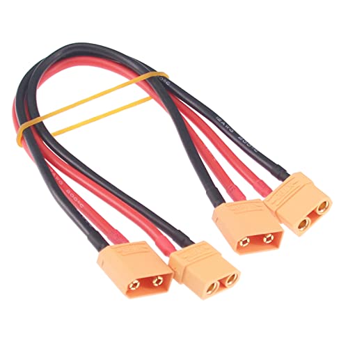 Adaptador XT90 macho a hembra 2 piezas miniatura 1