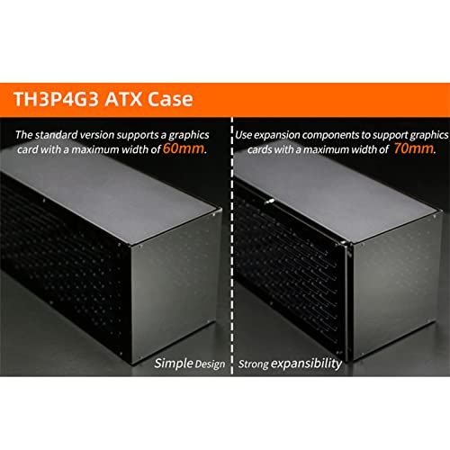 Gabinete Dock para GPU compatible con Thunderbolt Modelo TH3P4G3 con estructura metálica, soporte para display OLED y ventiladores de refrigeración miniatura 6