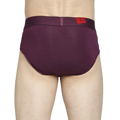 Image of Underjeans Men's Cotton Blend Regular Fit Printed Brief