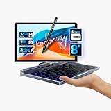 KOOFORWAY 8 Inch Utral Pocket PC Touchscreen Small Laptop,Windows 11 Pro Mini Computer for Business Students Outdoor,Intel N100 12GB LPDDR5 1TB SSD Complimentary Stylus