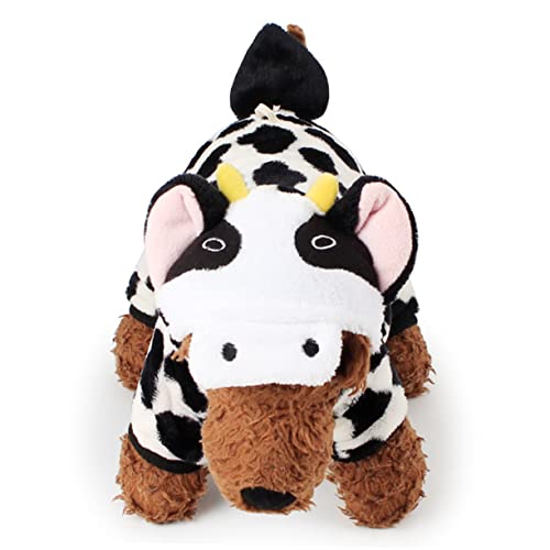 Disfraz para perro Vaca XS en coral polar miniatura 4