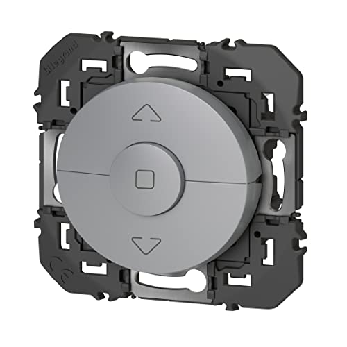 Legrand 095242 Inter Roul Aluminium Dooxie Roller Blind Switch Composable Aluminium - Image 3