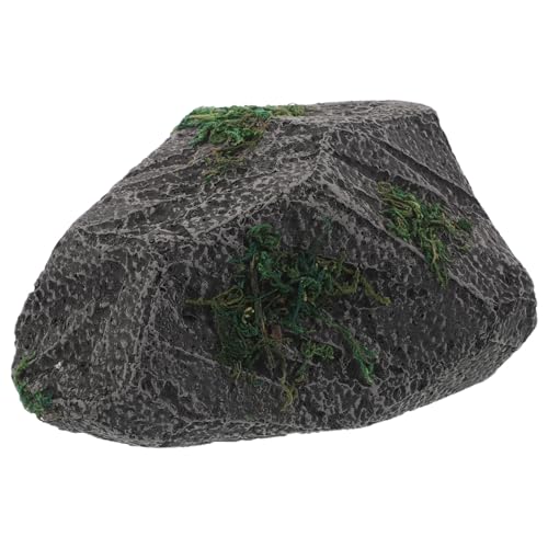 Accesorio de película con forma irregular y piedra de musgo artificial de 15 cm 2