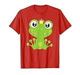 Cute Unique Cartoon Frog Prince Art T-Shirt & Gift G999985