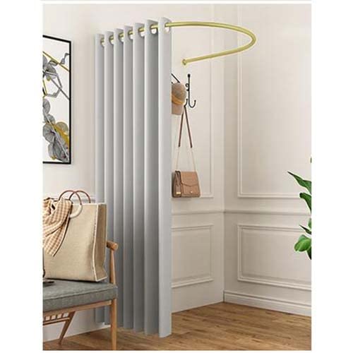 Cabine d'essayage mobile en U pour boutique et grand magasin de vêtements