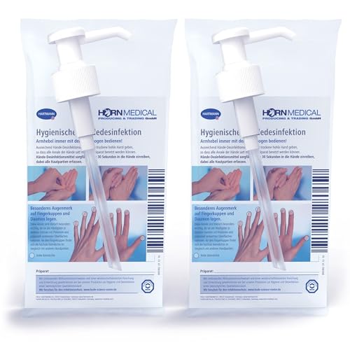 2er Set Horn Medical Dosierpumpe passend für 500 ml Flaschen der Hersteller Bode & Schülke