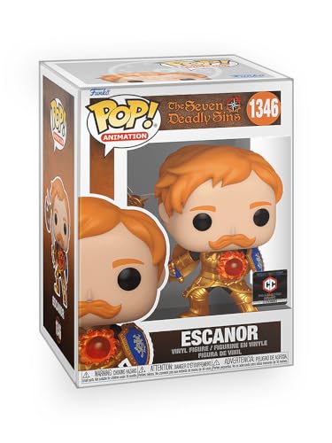 Epic Collectibles Pop Anime: The Seven Deadly Sins - Escanor Exclusive Vinyl Figure Included with Box Protector Compatible for Funko