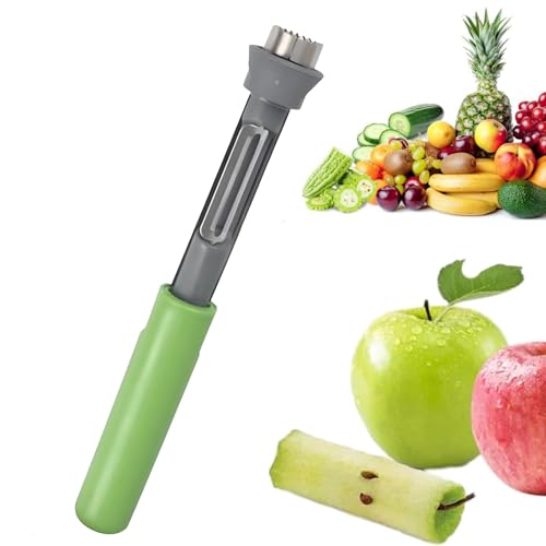 Apple Peeler, Apple Corer 2-in-1 Corer Remover with Handle Easy to Use Durable Remover for Pears Bell Peppers