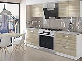  Tempera  Cucina Completa Modulare + Lineare L 120 cm 4 pz  Piano di Lavoro Incluso  Set di mobili da Cucina