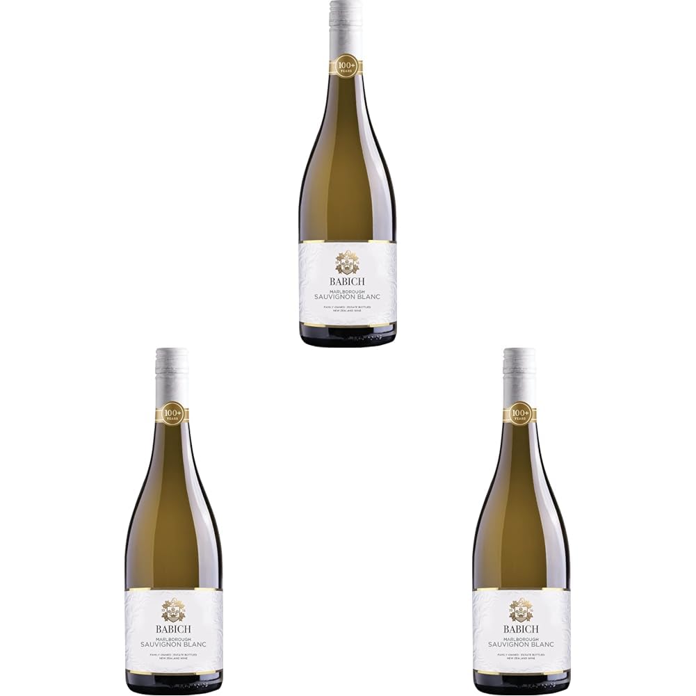 Babich Sauvignon Blanc Marlborough Neuseeland Wein (1 x 0.75 l) (Packung mit 3)