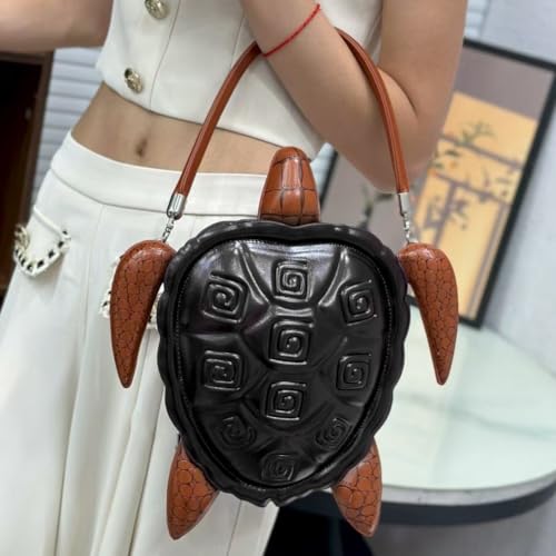 Fourre-tout pour femme tortue 3D une maroquinerie au relief animalier - 3