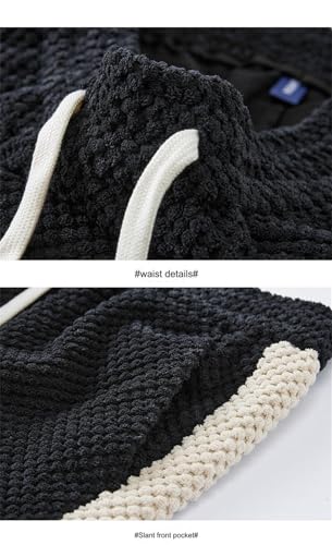 Men's Corduroy Jogging Pants, Loose Comfy Elastic Waisted Trousers, Men's Casual Corduroy Pants2