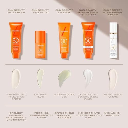 Lancaster Sun Beauty Nude Skin Sensation Sonnenschutzflüssigkeit LSF30, schützt vor UVB, UVA, sichtbarem Licht, Infrarot, 30 ml – Ansicht 6