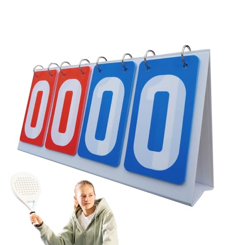 Scoreboard Flipper impermeable de PVC resistente para partidos 7
