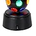 Colorful Led Disco Ball - 360° Rotating Flashing Lamp, Home Decor Accessory with Dynamic Lights, Desk Item Eye-Catching Design, Lighting Tool Compact Build, Party Solution for Bar Karaoke Indoor Outdo