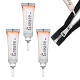 YAYNO 3 Pezzi Zipper Lubricant Snap and Zipper Lubricant Snap Lube Stick Tube Lubrificante Per Cerniere Lubrificante per Cerniere Lampo e Bottoni Automatici Zip Cera Adatto per Borse, Abbigliamento