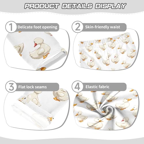 Duck Girls Leggings Kids Yoga Pants Athletic Tights Pants 4-10 Years3