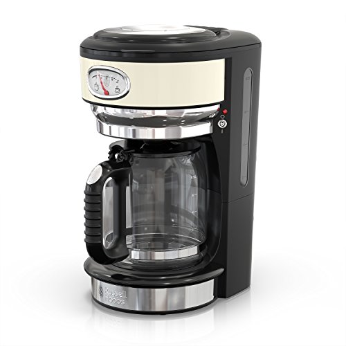 Russell Hobbs CM3100CRR Retro Style 8-Cup Coffeemaker, Cream
