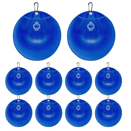 Peso para Cubierta De Piscina,10 Piezas De Bolsas De Agua Colgables Para Cuenca Con Hebilla - Peso Para Natación | Para Invierno Piso Natación Jardín Patio Patio Césped
