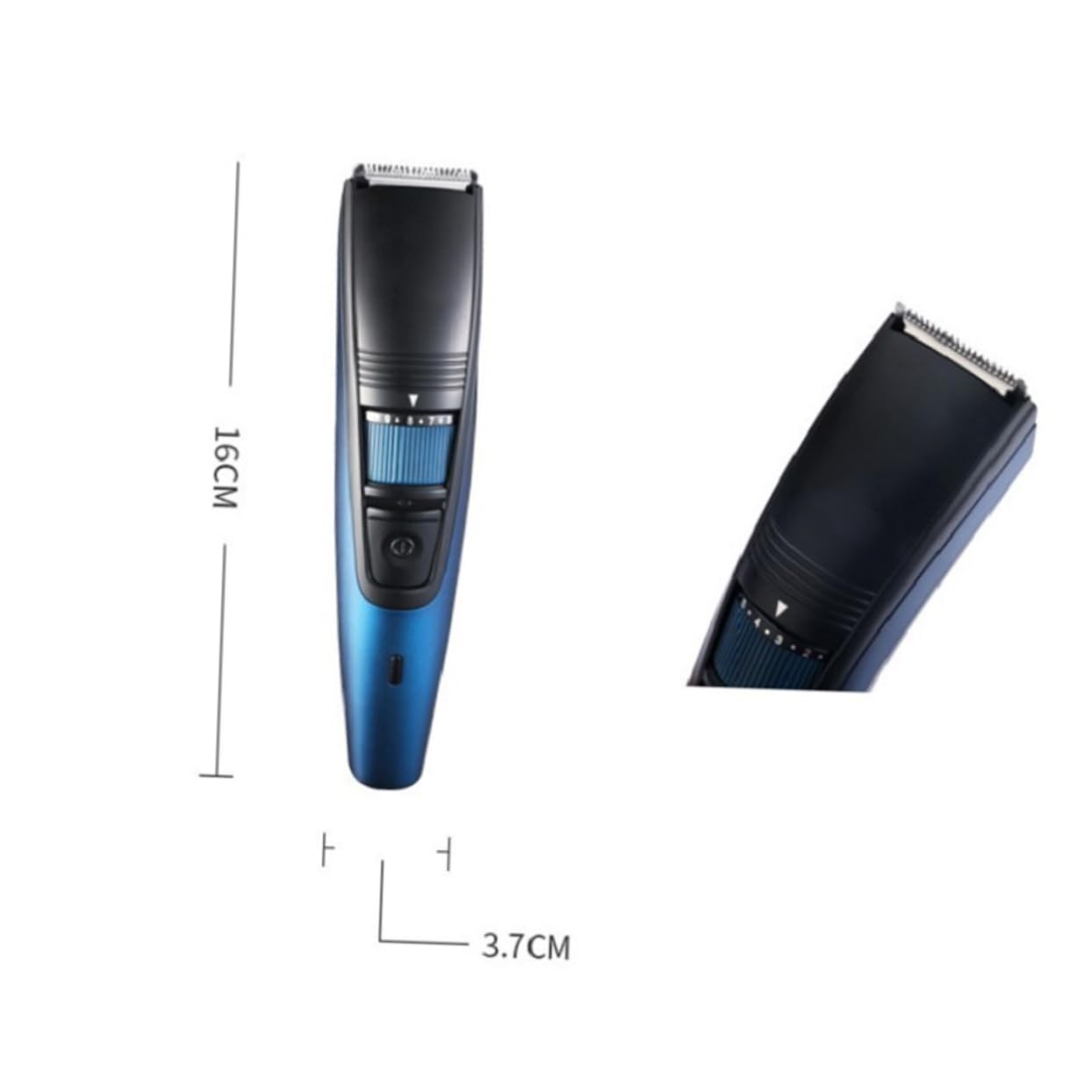 PLAFOPE USB Rechargeable Hair Trimmer Clipper for Men Women Portable Hair Shears for Travel Barber Accessories for Self Haircuts Efficient Design