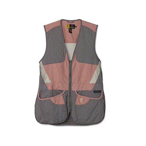 Browning Ladies Summit Vest, Sage/Pink, Small