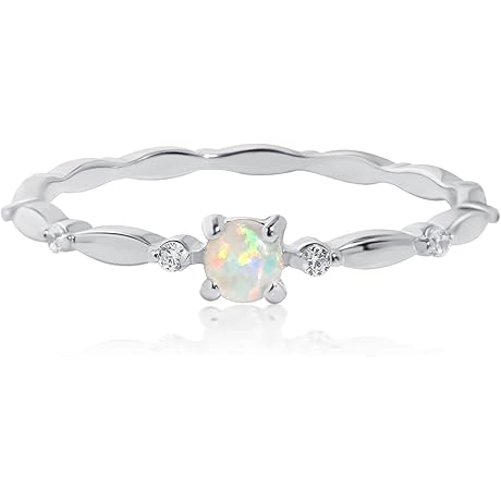 Meissa White Opal Ring: A Glimmering Gem for Every Occasion