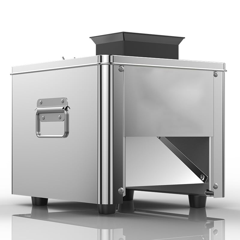 Cortadora De Carne Eléctrica, Cortadora Automática De 850 W, Cuchilla Y Cuerpo De Acero Inoxidable, Cortadora De Fiambres Silenciosa Comercial Y Doméstica Para Carne Deshuesada Y Verduras