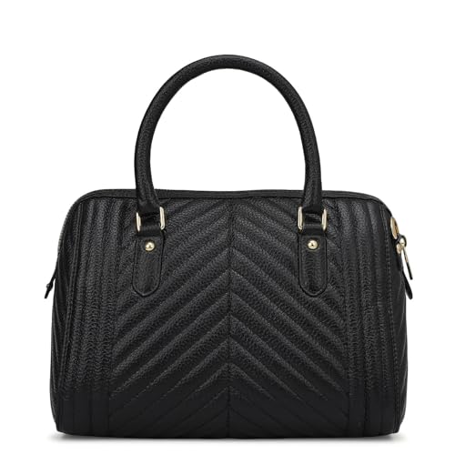 Image of Da Milano Leather Satchel for Women (4459A-OL)