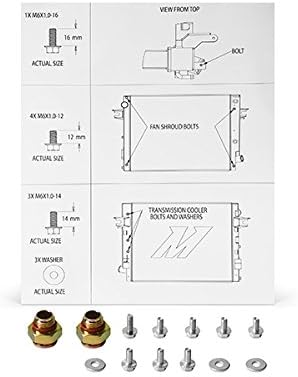 Miniatura 6 de Mishimoto MMRAD-RAM-13 radiador de aluminio compatible con Dodge Ram Cummins 6.7L 2013-2018
