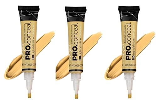 3 Pack L.A. Girl Pro Conceal 991 Yellow Corrector