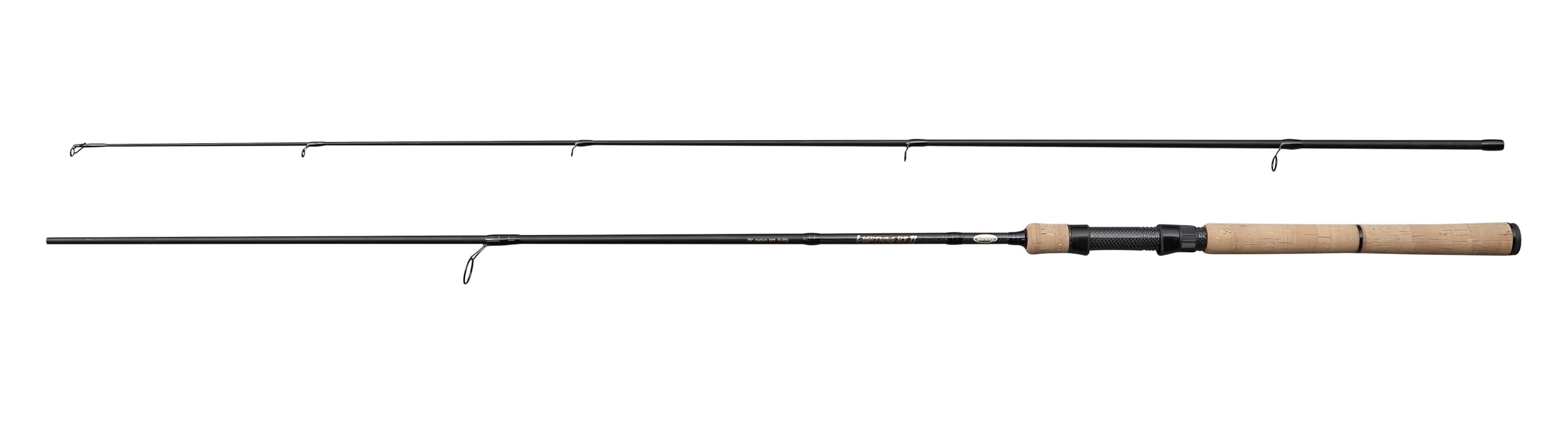 Berkley Lightning HT II Spinning Rod – Lightweight 24HDC Carbon, Full Cork Handle, Ideal for Freshwater and Saltwater Fishing Anglers using spoons, spinners, wobblers & crankbaits, 2.74m