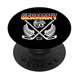 Deutschland Eishockey Fans Trikot Unterstützung Deutsches Hockeyteam PopSockets mit austauschbarem PopGrip