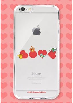 Amazon Co Jp ハートケース Iphone6 Iphone6s アイフォン アイフォン6 アイフォン6s Iphoneケース ポケモン ポケットモンスター Pokemon クリアケース キャラクター スマホケース スマホカバー スマートフォンカバー ソフトバンク