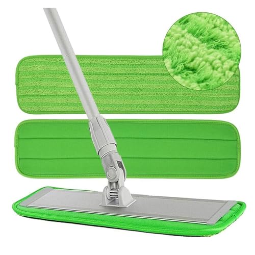 Microfiber Floor Mop Pads for 14-16 Inch Flat Mop, Reusable