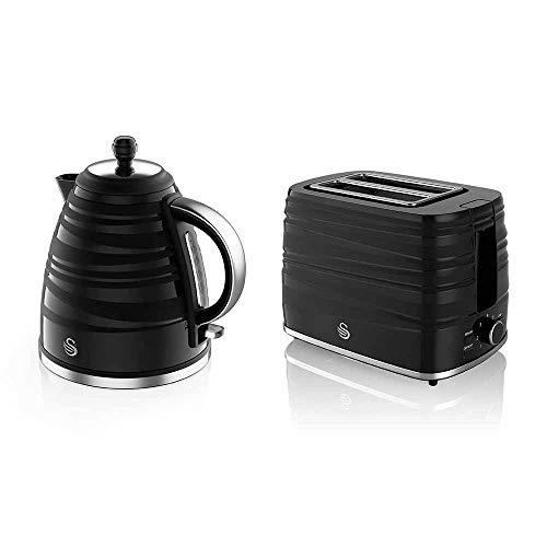 Swan Symphony Kettle and 2 Slice Toaster Set