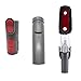 Moonbaby XD996 abordables Kits de têtes d’Aspiration antistatiques cintrables for Outils portatifs 3 en 1 D931 D928 D907 for Dyson V6 / V7 / V8 / V9 / V10
