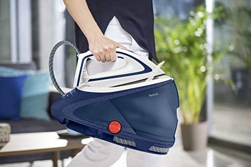 Tefal GV9580 Pro Express Ultimate Anti-Scale High Pressure Steam Generator Iron - Blue and White