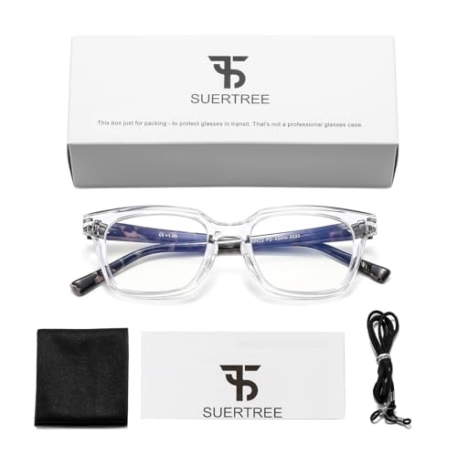 Image of Reading Glasses Blue Light Filter Glasses Stylish Reader Optics Anti-Blue Vision Aid for Women Men Quality Spring Hinge Reading Aid 1.0X BM672