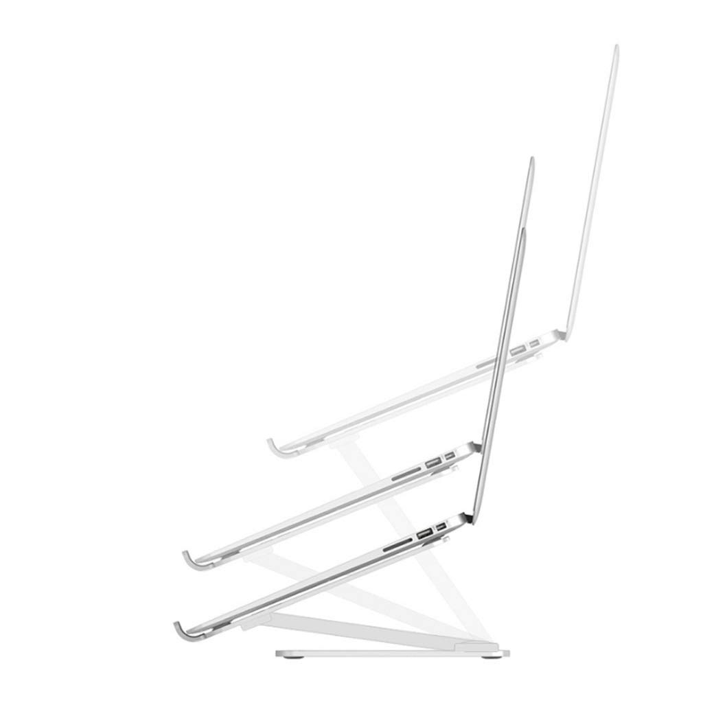 Soporte Portátil Laptop Stand, vertical portátil con ventilador de calor-Vent, ajustable ergonómico soporte de sobremesa portátil titular de plata Compatible con 17,3" y debajo de todo Portátiles